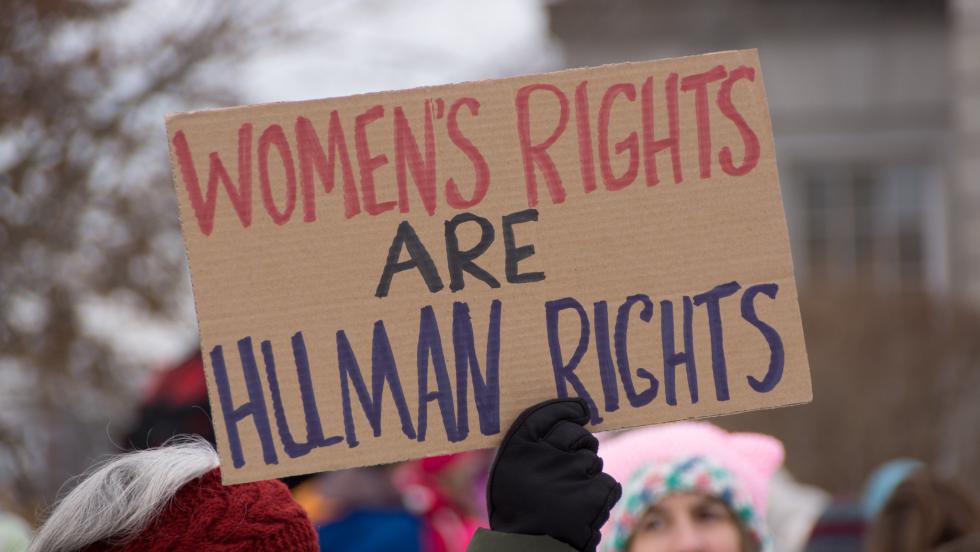 Manifestation pour les droits des femmes