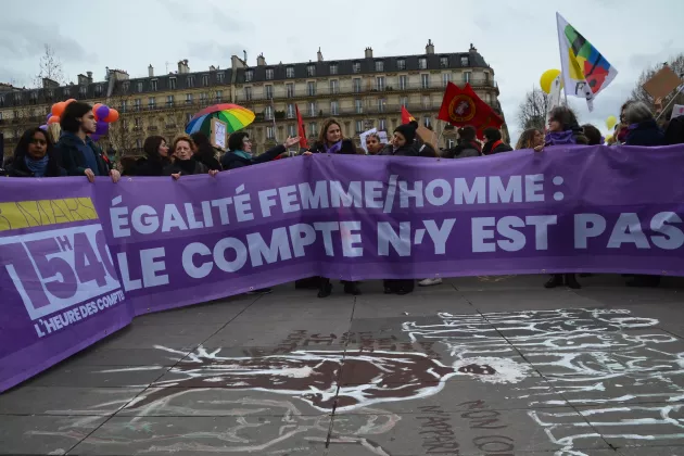 Marche du 8 mars à Paris