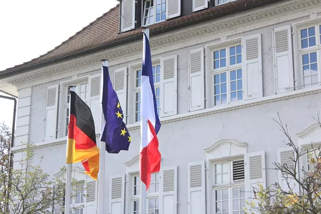 Frontière franco-allemand à  Kehl