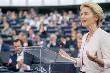 Ursula von der Leyen en 2019 au Parlement européen 