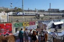 Visite d'une friche à Marseille pendant le Congress of Young Europeans