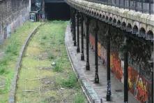 ligne de chemin de fer abandonnée