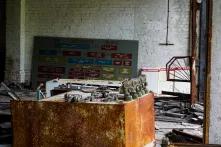 Tchernobyl zone contaminée 