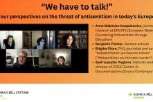 We have to talk! - Four perspectives on the threat of antisemitism in today's Europe