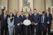 Centre-right coalition at the Quirinal Palace
