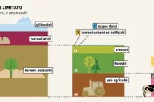 Solo una piccola porzione della Terra è adatta all’agricoltura, e quest’area si riduce progressivamente con l’aumento della degradazione del suolo.