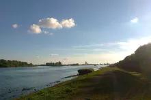 Rhin à Kehl (frontière franco-allemande)