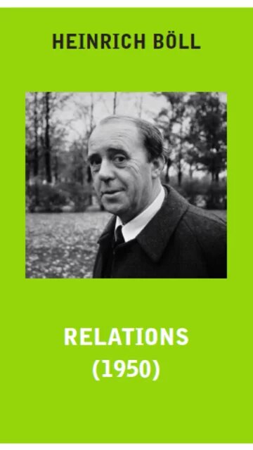 Heinrich Böll- Relations (1950)
