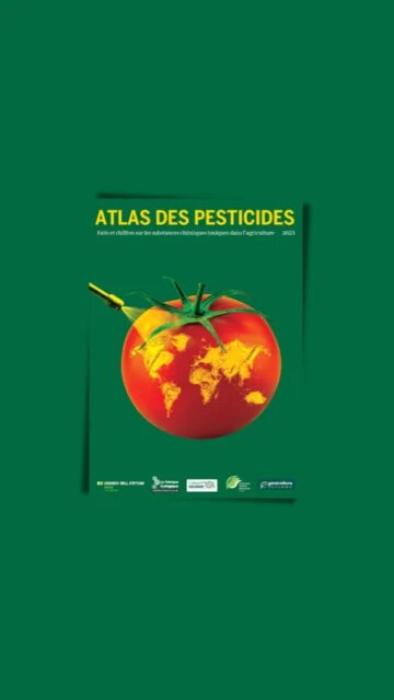 couverture de l'atlas des pesticides 2 