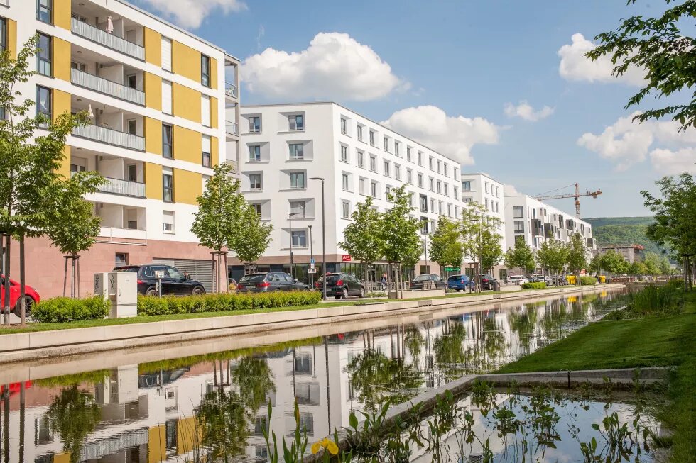 Le quartier de Bahnstadt de la ville de Heidelberg