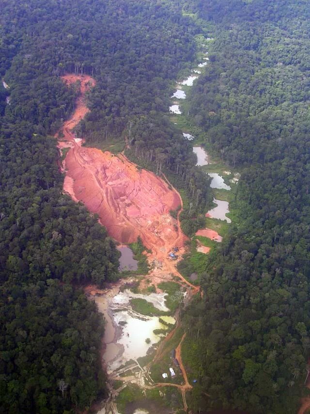 Mine industrielle exploitant l'or primaire en filon et l'or alluvionnaire en paillettes Mine industrielle exploitant l'or primaire en filon et l'or alluvionnaire en paillettes