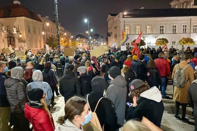 Protests in Warsaw