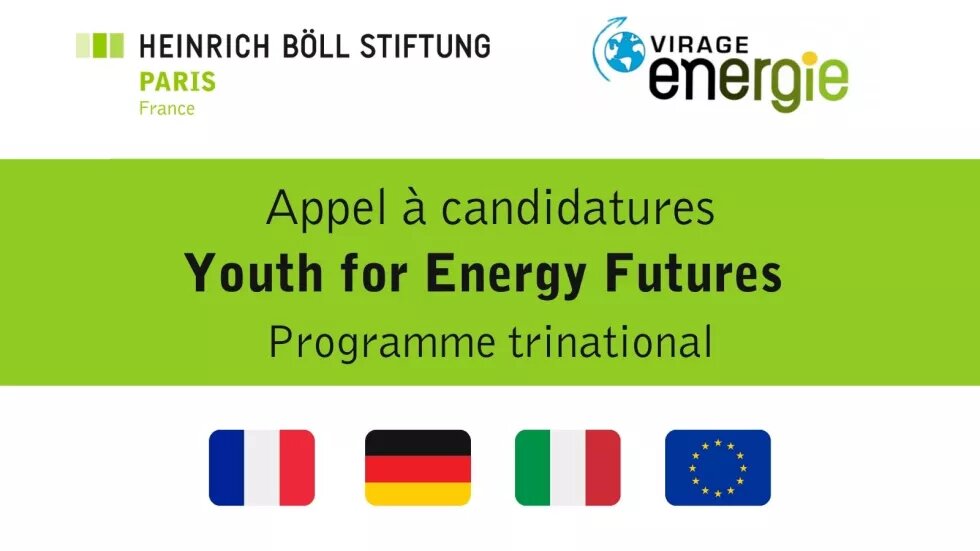 Candidatures Youth for Energy Futures