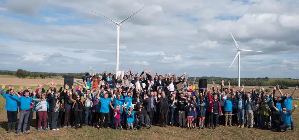 Inauguration du parc d’Avessac, en Loire-Atlantique, en septembre 2017