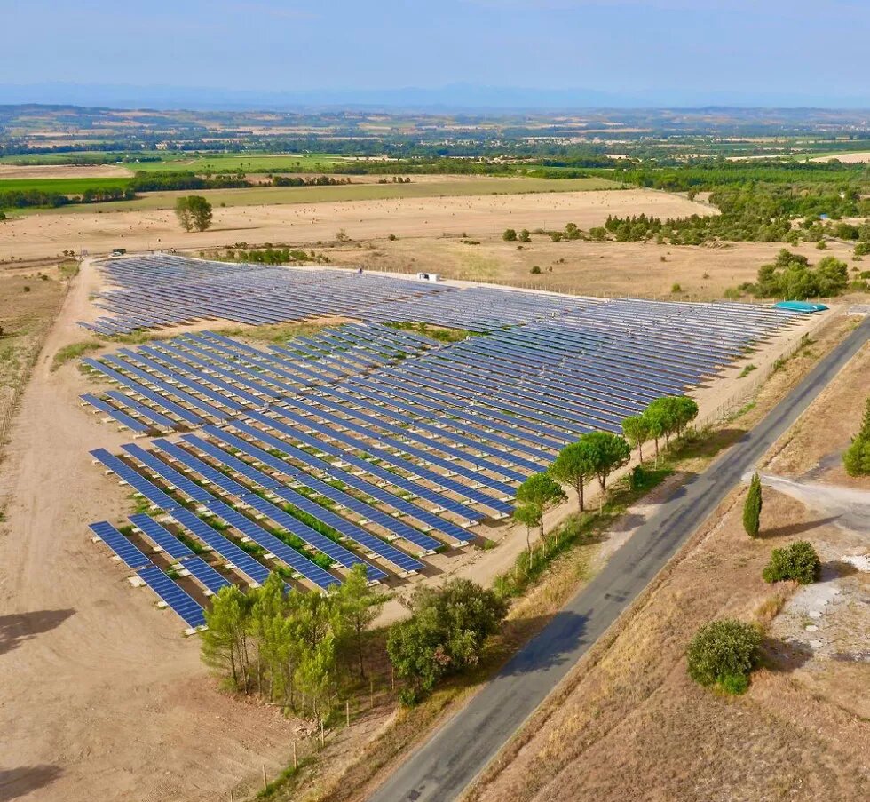 Le parc photovoltaïque d’Alzonne (Aude), 4 MW de puissance, inauguré en janvier 2019