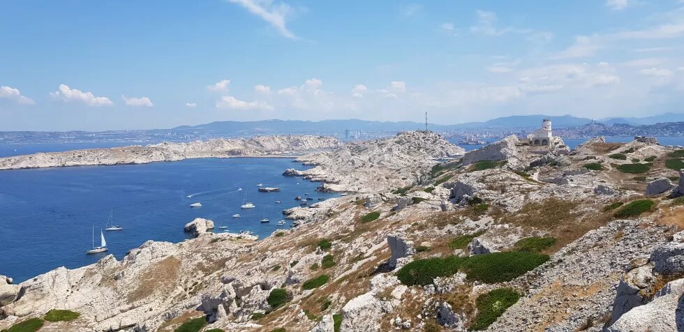 Die Insel Frioul vor den Toren Marseills