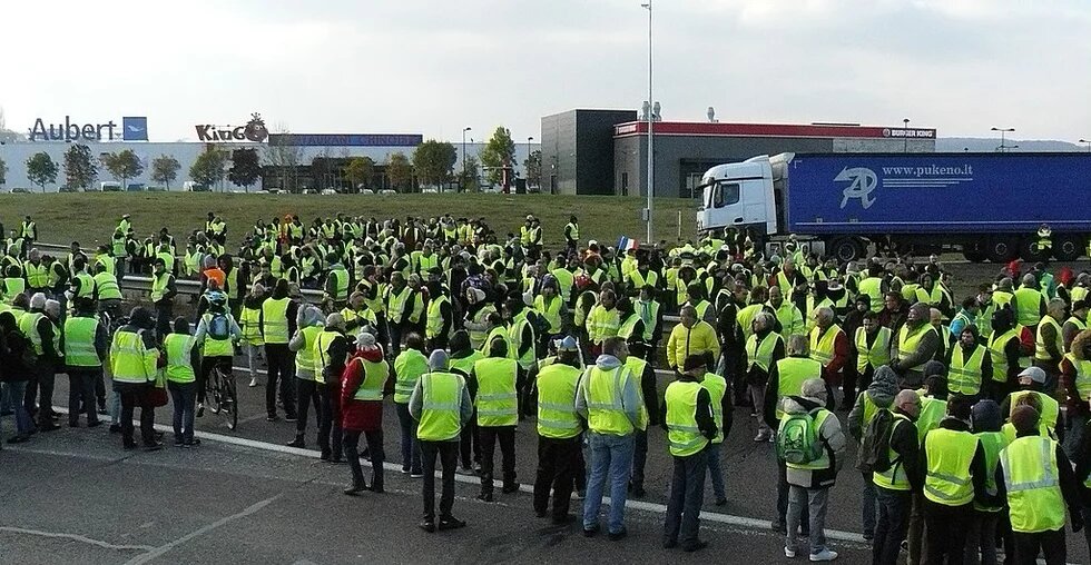 Manifestation Gilets Jaunes à Vesoul