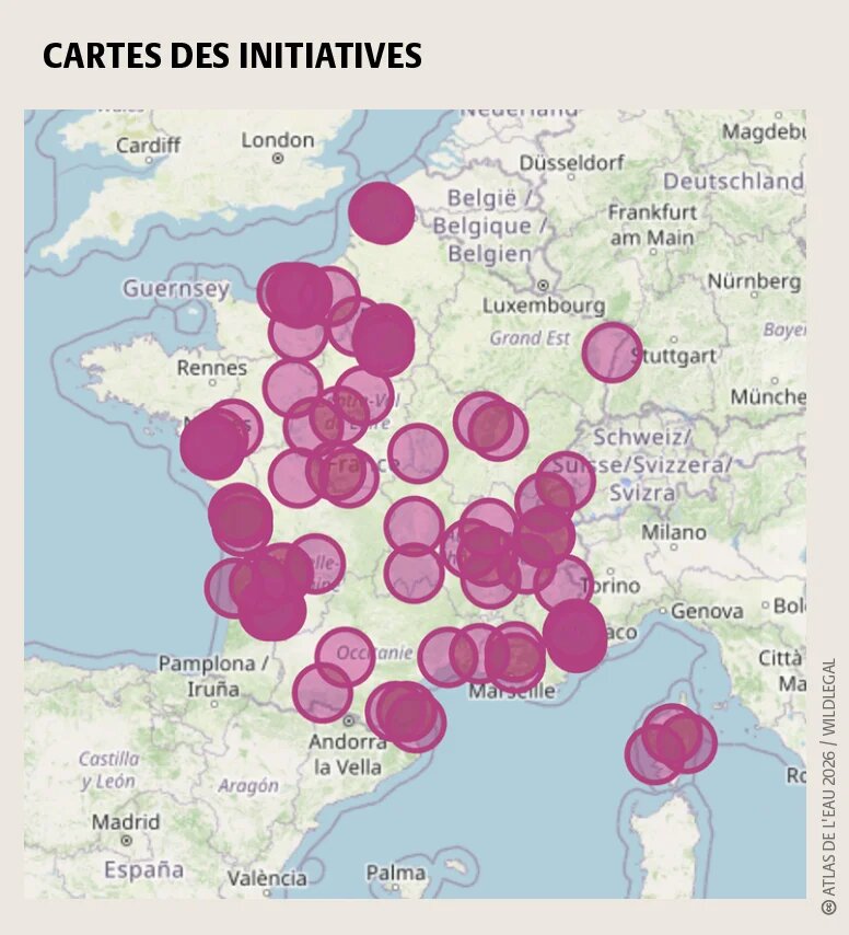 En 2025, Wild Legal a lancé une cartographie numérique avec déjà environ 40 sites et collectifs pionniers, pour suivre l’évolution du phénomène en France et permettre à chacun de s’informer et s’engager localement.