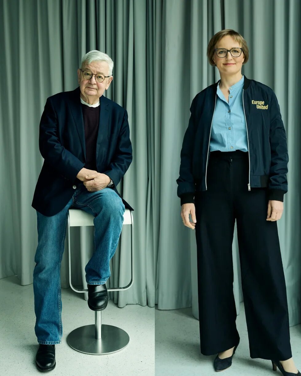 Franziska Brantner et Joschka Fischer