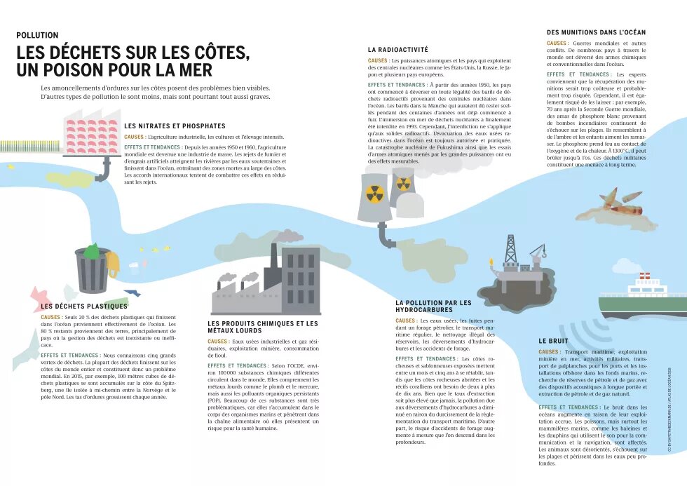 Les déchets sur les côtes, un poison pour la mer