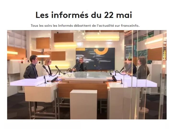 Les informés, France Info, du 22 mai 2019, avec Jens Althoff Les élections européennes - Les informés, France Info, du 22 mai 2019, avec Jens Althoff